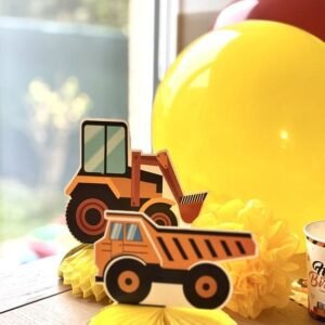 Suchen Sie nach besonderen Dekoideen für Kinder? Wir haben die perfekten Baustelle Kindergeburtstag Deko set  für Sie!